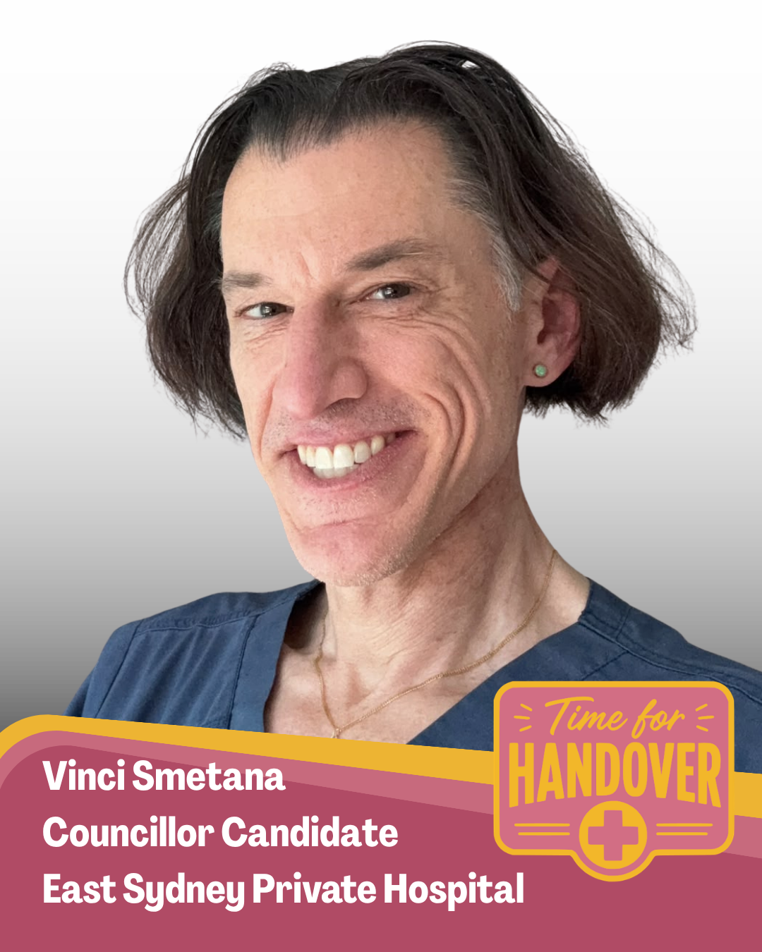 Vince Smetana, councillor candidate